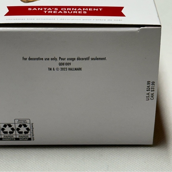 Hallmark 2023 Keepsake Ornament Club Santa’s Ornament Treasures - Picture 5 of 6
